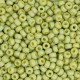 Miyuki rocailles Perlen 11/0 - Opaque glazed frosted rainbow olive green 11-4697
